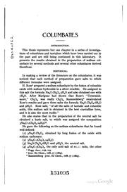 Cover of: Columbates by Matthew Hume Bedford