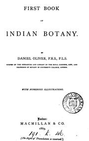 Cover of: First book of Indian botany