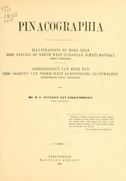 Cover of: Pinacographia. by Samuel Constant Snellen van Vollenhoven