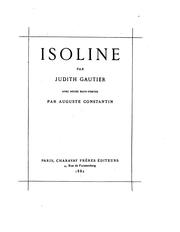 Cover of: Isoline