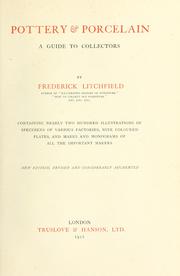 Cover of: Pottery & porcelain by Frederick Litchfield