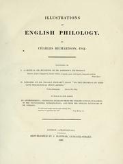 Cover of: Illustrations of English philology by Richardson, Charles