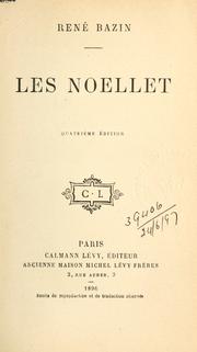 Cover of: noellet.