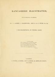 Cover of: Lancashire illustrated: from original drawings