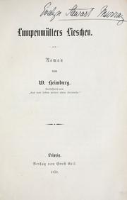 Cover of: Lumpenmlers Lieschen by Wilhelmine Heimburg