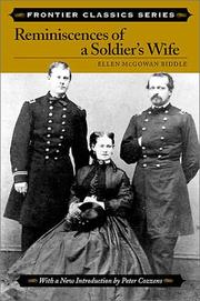 Reminiscences of a soldier's wife by Ellen McGowan Biddle