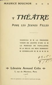 Cover of: Théâtre pour les jeunes filles.