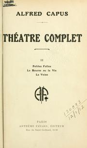 Cover of: Théâtre complet.: Vol. 1-8.