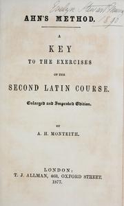 Cover of: Ahn's method by A. H. Monteith, A. H. Monteith