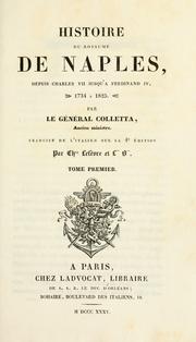 Storia del reame di Napoli dal 1734 sino al 1825 by Pietro Colletta
