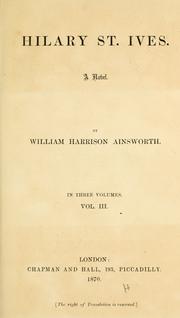 Cover of: Hilary St. Ives: a novel