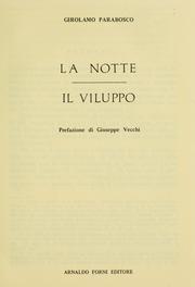 Cover of: La notte [ed] Il viluppo