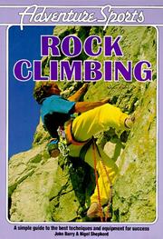 Cover of: Rock Climbing (Adventure Sports)