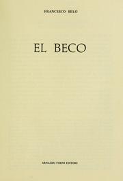 El Beco by Francesco Belo