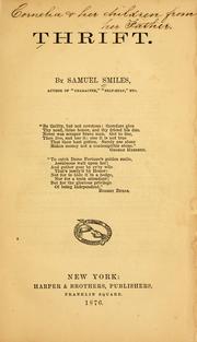 Cover of: Thrift. by Samuel Smiles
