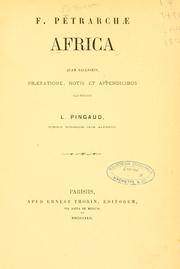 Africa by Francesco Petrarca | Open Library