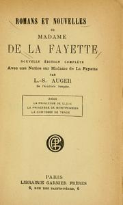 Cover of: Romans et nouvelles by Madame de La Fayette