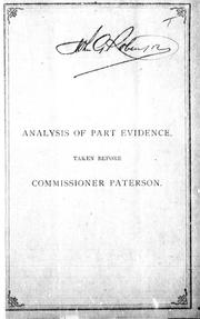 Cover of: Comparison of the examination questions on chemistry and physics: given by Dr. McLellan, examiner of public school teachers, with the questions given to normal school students by Mr. Kirkland a few weeks before the time of examination, in 1874.