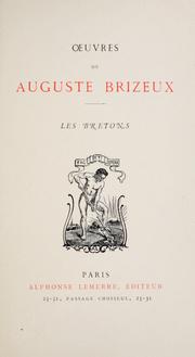 Cover of: Les Bretons.