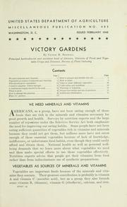 Victory gardens by Victor R. Boswell