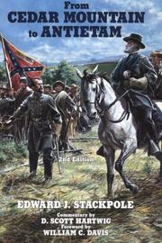 Cover of: From Cedar Mountain to Antietam