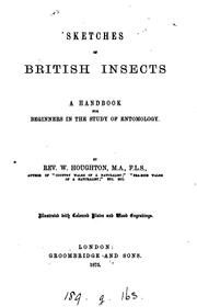 Cover of: Sketches of British insects by W. Houghton