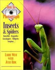 Cover of: How to photograph insects & spiders