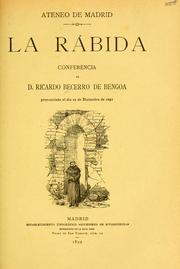 Cover of: Rábida: conferencia