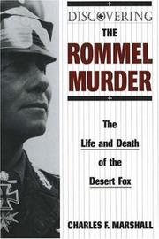 Cover of: Discovering the Rommel Murder by Charles F. Marshall