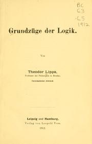Cover of: Grundzüge der Logik