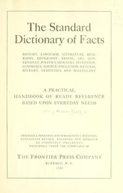 Cover of: The standard dictionary of facts by 