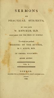 Cover of: Sermons on practical subjects by Enfield, William