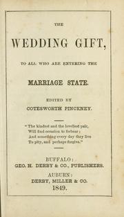 The wedding gift by Cotesworth Pinckney