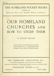 ...Our homeland churches and how to study them