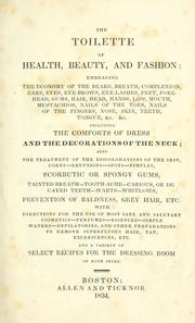 Cover of: The toilette of health, beauty, and fashion by 