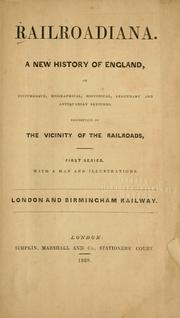 Cover of: Railroadiana. by London and Birmingham railway.