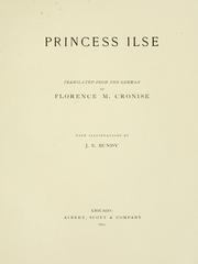 Cover of: Princess Ilse by Marie Petersen