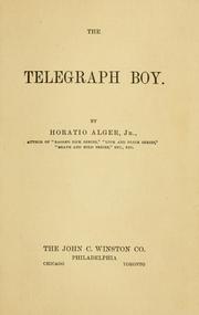 Cover of: The telegraph boy