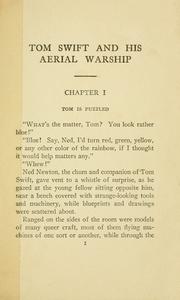 Cover of: Tom Swift and his aerial warship =: or, The naval terror of the seas ...