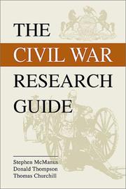 Civil War research guide by Stephen McManus