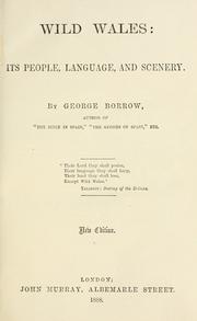 Cover of: Wild Wales by George Henry Borrow