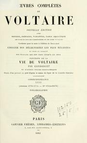 Cover of: Oeuvres complètes de Voltaire by Voltaire