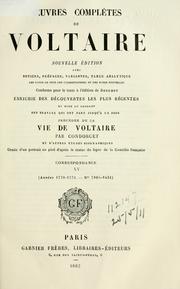 Cover of: Oeuvres complètes de Voltaire by Voltaire