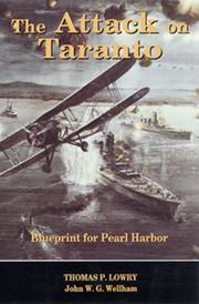 Cover of: The Attack on Taranto: Blueprint for Pearl Harbor