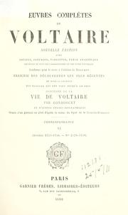 Cover of: Oeuvres complètes de Voltaire by Voltaire