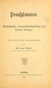 Cover of: Pennsylvanien.