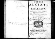 Cover of: Emblemata by Andrea Alciati