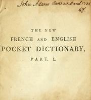 The new pocket dictionary of the French and English languages by Thomas Nugent