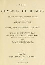 Cover of: The Odyssey of Homer by Όμηρος, Όμηρος