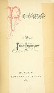 Cover of: Poems. by Jean Ingelow